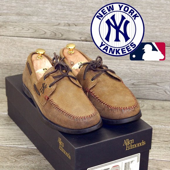 * NIB * $325 Allen Edmonds SANDLOT Loafer 11.5 D New York Yankees * new Trees